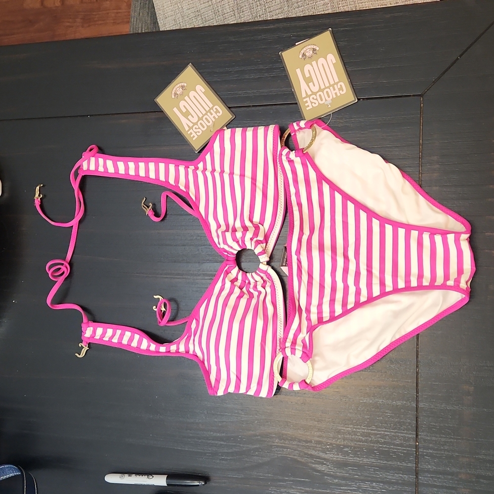 Juicy Couture Ana Capri Bikini Set Small